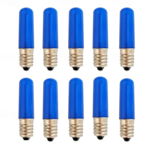 LED Globe Bulbs 10pcs 1.5 W 80 Lm E14 T22 2 LED Beads Integrate LED Decorative White Red Blue