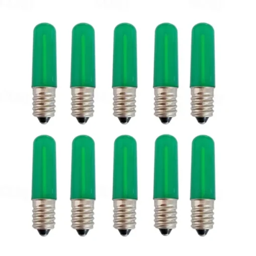 LED Globe Bulbs 10pcs 1.5 W 80 Lm E14 T22 2 LED Beads Integrate LED Decorative White Red Blue
