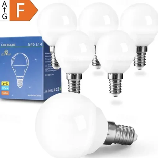 LED Globe Bulbs 6pcs 6W 550 lm E14 G45 20 LED Beads SMD 2835 Warm White Cold White Natural White 220-240 V