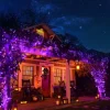 LED Halloween Purple Flexible String Light 20M 40M 400LEDs For Party Supplies Halloween Home Yard Patio Decoration AC 220V 230V 240V EU Plug