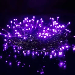 LED Halloween Purple Flexible String Light 20M 40M 400LEDs For Party Supplies Halloween Home Yard Patio Decoration AC 220V 230V 240V EU Plug