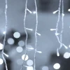 LED Icicle String Lights Xmas Holiday Curtain Lighting 3.5M 5M 216Leds For Xmas New Year Window Christmas Holiday Party Colorful Decoration AC220V 230V 240V EU Plug