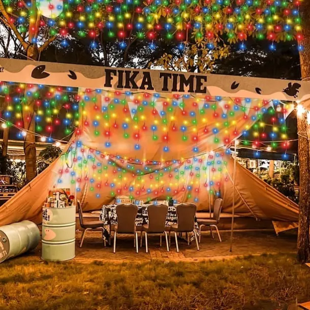 LED Icicle String Lights Xmas Holiday Curtain Lighting 3.5M 5M 216Leds For Xmas New Year Window Christmas Holiday Party Colorful Decoration AC220V 230V 240V EU Plug