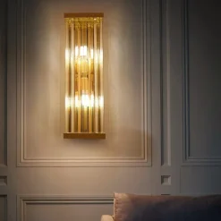 LED Indoor Wall Lights 3-Color Light Modern Nordic Style Crystal E14 LED Wall Lamp Living Room 85-265V