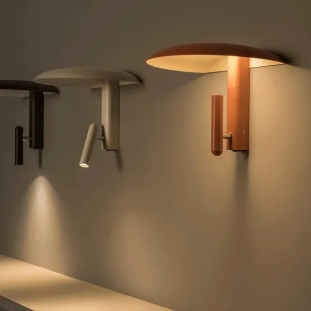 LED Indoor Wall Lights 10W Modern Mushroom Shape Metal Wall Sconce for Bedroom and Bathroom Lighting 110-240V