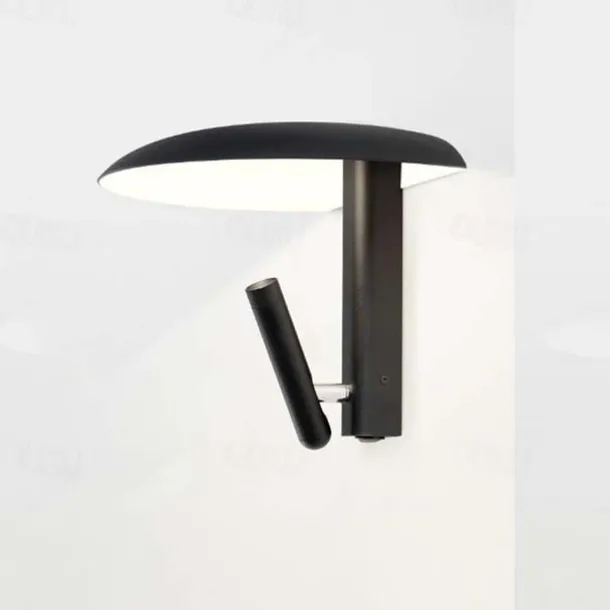 LED Indoor Wall Lights 10W Modern Mushroom Shape Metal Wall Sconce for Bedroom and Bathroom Lighting 110-240V