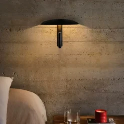 LED Indoor Wall Lights 10W Modern Mushroom Shape Metal Wall Sconce for Bedroom and Bathroom Lighting 110-240V