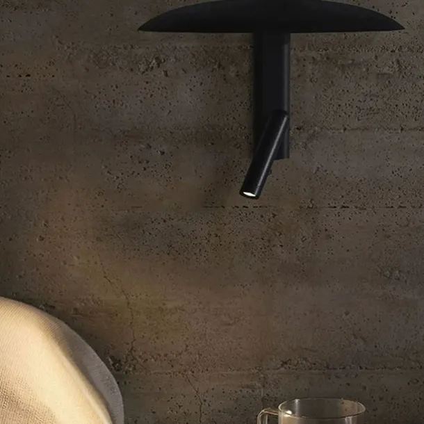 LED Indoor Wall Lights 10W Modern Mushroom Shape Metal Wall Sconce for Bedroom and Bathroom Lighting 110-240V