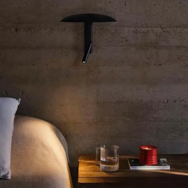 LED Indoor Wall Lights 10W Modern Mushroom Shape Metal Wall Sconce for Bedroom and Bathroom Lighting 110-240V