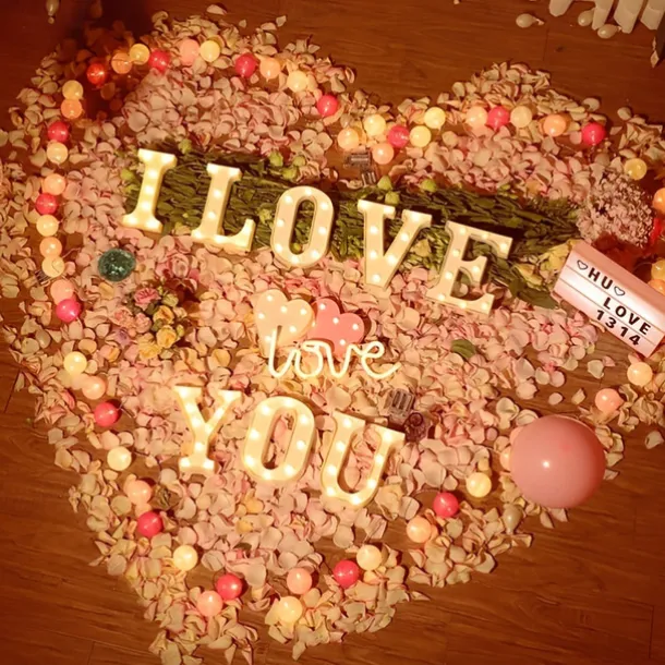 LED Letter Lights Alphabet Light Up Sign for Night Light Home Party Birthday Wedding Bar Decoration