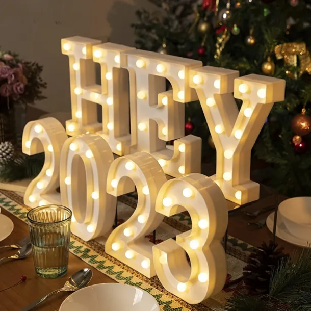 LED Letter Lights Alphabet Light Up Sign for Night Light Home Party Birthday Wedding Bar Decoration
