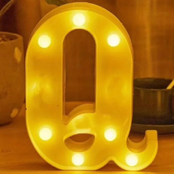 LED Letter Lights Alphabet Light Up Sign for Night Light Home Party Birthday Wedding Bar Decoration