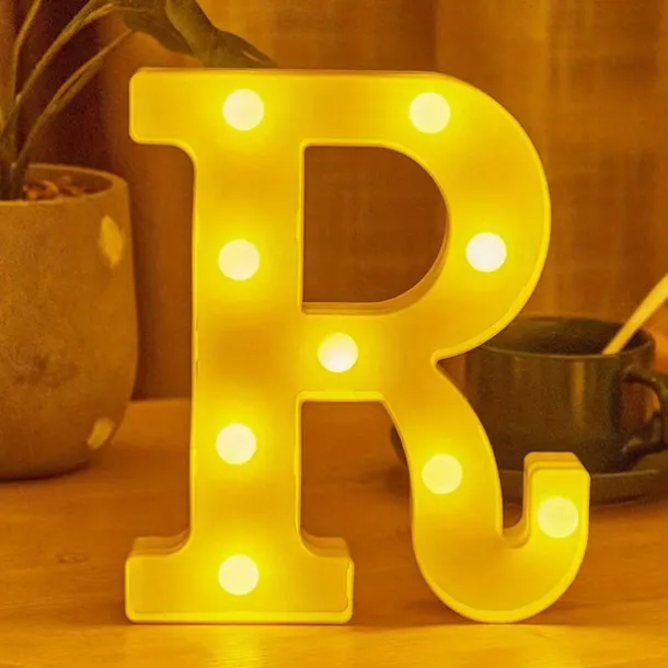 LED Letter Lights Alphabet Light Up Sign for Night Light Home Party Birthday Wedding Bar Decoration