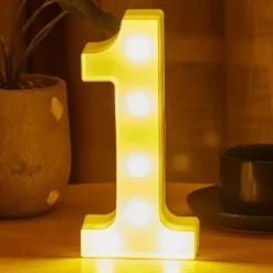LED Letter Lights Alphabet Light Up Sign for Night Light Home Party Birthday Wedding Bar Decoration