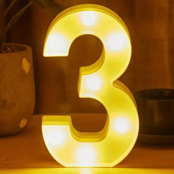 LED Letter Lights Alphabet Light Up Sign for Night Light Home Party Birthday Wedding Bar Decoration