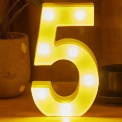 LED Letter Lights Alphabet Light Up Sign for Night Light Home Party Birthday Wedding Bar Decoration