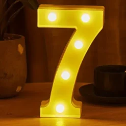 LED Letter Lights Alphabet Light Up Sign for Night Light Home Party Birthday Wedding Bar Decoration