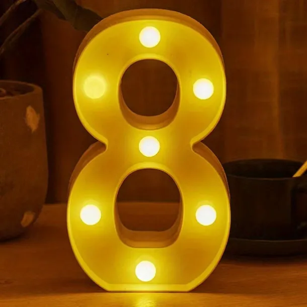 LED Letter Lights Alphabet Light Up Sign for Night Light Home Party Birthday Wedding Bar Decoration