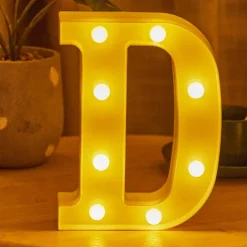 LED Letter Lights Alphabet Light Up Sign for Night Light Home Party Birthday Wedding Bar Decoration