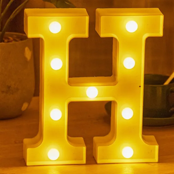 LED Letter Lights Alphabet Light Up Sign for Night Light Home Party Birthday Wedding Bar Decoration