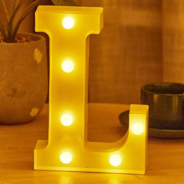 LED Letter Lights Alphabet Light Up Sign for Night Light Home Party Birthday Wedding Bar Decoration