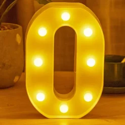 LED Letter Lights Alphabet Light Up Sign for Night Light Home Party Birthday Wedding Bar Decoration