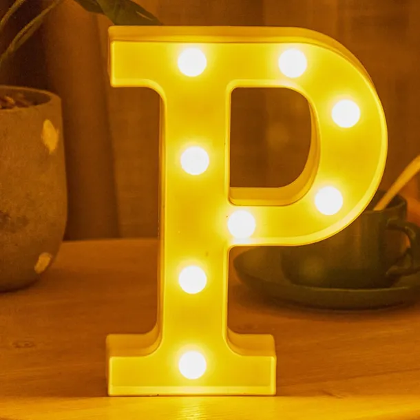LED Letter Lights Alphabet Light Up Sign for Night Light Home Party Birthday Wedding Bar Decoration