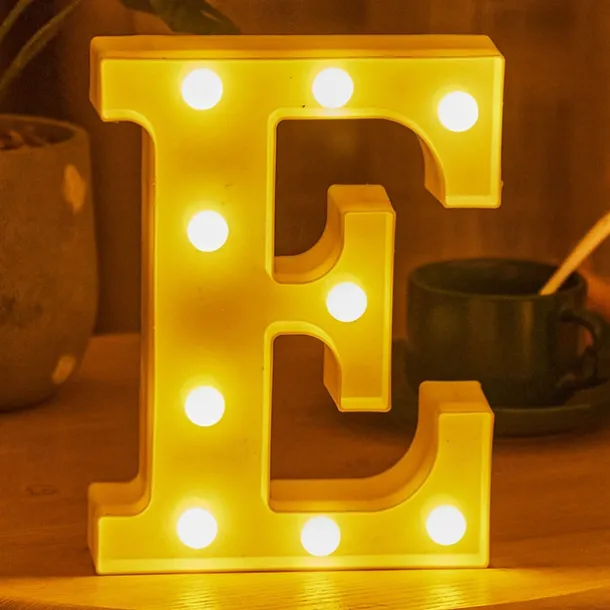 LED Letter Lights Alphabet Light Up Sign for Night Light Home Party Birthday Wedding Bar Decoration