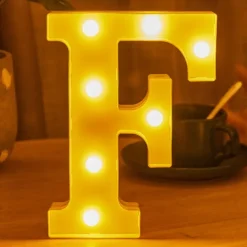 LED Letter Lights Alphabet Light Up Sign for Night Light Home Party Birthday Wedding Bar Decoration