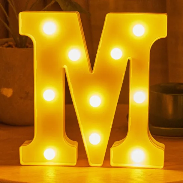 LED Letter Lights Alphabet Light Up Sign for Night Light Home Party Birthday Wedding Bar Decoration