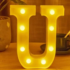 LED Letter Lights Alphabet Light Up Sign for Night Light Home Party Birthday Wedding Bar Decoration