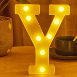 LED Letter Lights Alphabet Light Up Sign for Night Light Home Party Birthday Wedding Bar Decoration