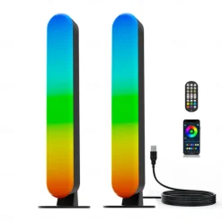 LED Light Bars Mood Light Multiple Lighting Effects Ambient Lighting Flow Light Bar Gaming/TV/PC/Room