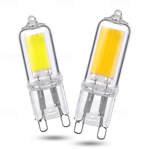 LED Light Bulb 10pcs G9 COB 3W 7W 5W Glass G4 Lamp 220V G4LED Spot Light For Pendant Lighting Fixture Home Lighting Chandeliers