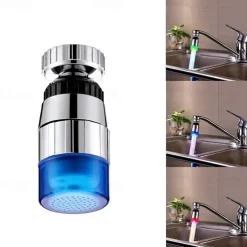 Led Light Color Changing Faucet Monochrome Faucet Mouth Faucet Water Spout