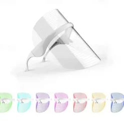 LED Light Face Mask Skin Rejuvenation Smoothes Wrinkle Acne Daily Skin Care At Home