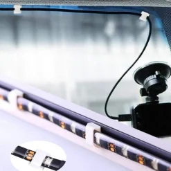 LED Light Strip Connectors 10mm Unwired 4 Pin RGB LED Lights Connectors kit 12 Gapless Connectors 6 L Shape Connectors for SMD 5050 Multicolor LED Strip 5V-24V