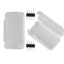 LED Light Strip Connector Waterproof Fixing Clip 4 Pin RGB Needle Male Type Waterproof Box Light Bar Accessory Box is Suitable for Fixing RGB 4Bin Connector Line