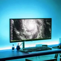 LED Light Strips 2M USB Flexible Tiktok Lights TV Backlight 60LED 10mm Waterproof Multi-color TV Backlight with Infrared Remote Controller Halloween TV Computer Background