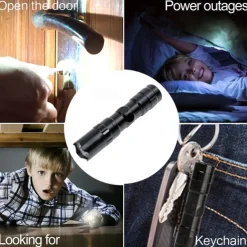 LED Mini Flashlight Portable Waterproof Ultra Bright Flashlight AA Battery Portable Torch For Camping Hiking fishing