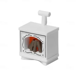 LED Mini Maquete LED Glowing Fireplace Decoration Electronic Candle Lights Creative Home Décor Small Fireplace Holiday Party Decoration Light 1PC for Halloween