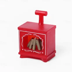 LED Mini Maquete LED Glowing Fireplace Decoration Electronic Candle Lights Creative Home Décor Small Fireplace Holiday Party Decoration Light 1PC for Halloween