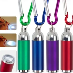 Led Mini Torches Light USB Rechargeable Portable Flashlight Keychain Torch Lamp Waterproof Light Hiking Camping Flashlights