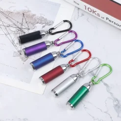 Led Mini Torches Light USB Rechargeable Portable Flashlight Keychain Torch Lamp Waterproof Light Hiking Camping Flashlights