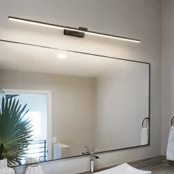 LED Mirror Front Lamp Vanity Light Dimmable 60cm/80cm Wall Light Copper 260 Degrees Rotatable for Modern Simple Bedroom Bathroom Gift for Family Friends IP20
