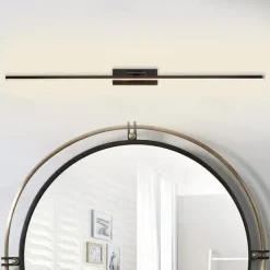 LED Mirror Front Lamp Vanity Light Dimmable 60cm/80cm Wall Light Copper 260 Degrees Rotatable for Modern Simple Bedroom Bathroom Gift for Family Friends IP20