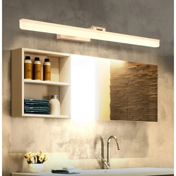 LED Mirror Light Vanity Light Matte Modern 50cm 60cm 70cm Bathroom Lighting Bathroom Aluminum Wall Light IP20 110-240 V 0 W