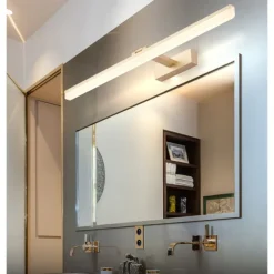 LED Mirror Light Vanity Light Matte Modern 50cm 60cm 70cm Bathroom Lighting Bathroom Aluminum Wall Light IP20 110-240 V 0 W