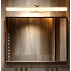 LED Mirror Light Vanity Light Matte Modern 50cm 60cm 70cm Bathroom Lighting Bathroom Aluminum Wall Light IP20 110-240 V 0 W