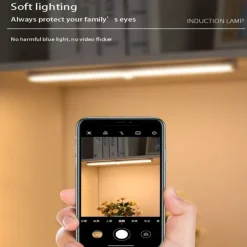 LED Motion Sensor Cabinet Light Magnetic Wireless Motion Sensor Wardrobe Light Homelife USB Rechargeable Light Bar Upgrade Your Home
